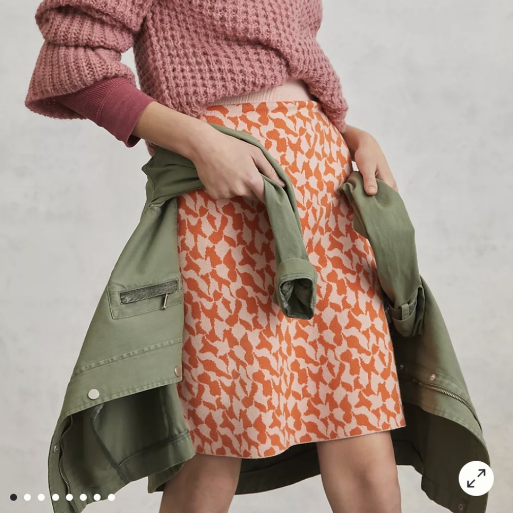 Anthropologie Maeve Anja Sweater Midi Skirt